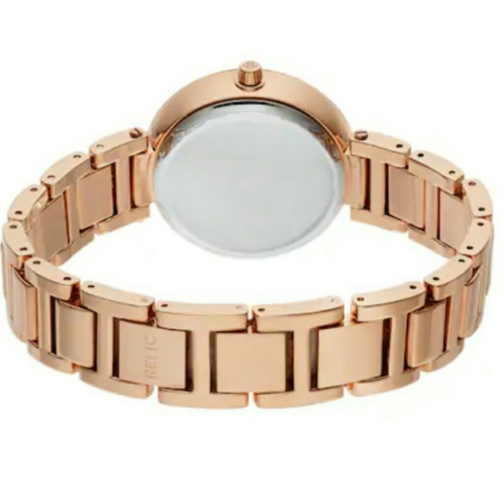 NWT Relic Women's Isabelle Crystal Watch - Picture 2 of 5